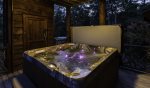 Soak up the mountain view while soaking in the Hot tub